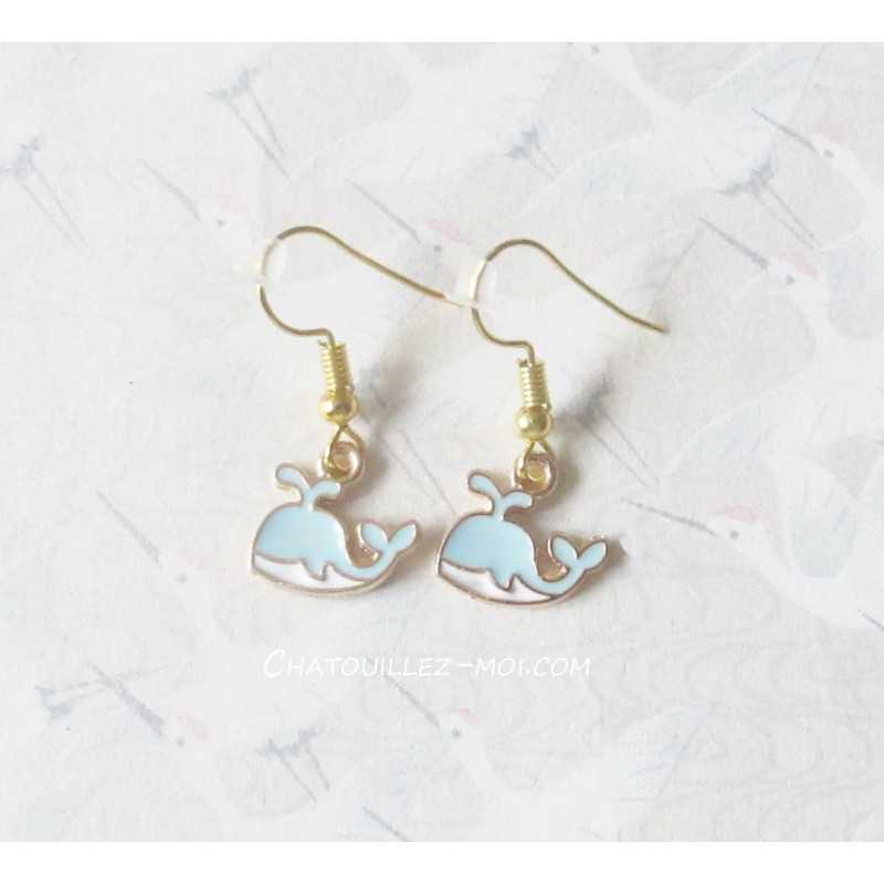 Boucles d'oreilles baleine