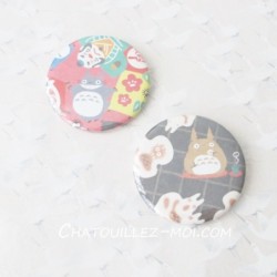 2 Badges Totoro, mon voisin...