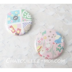 2 Badges Mei et Totoro,...