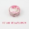 Washi tape fleurs rose