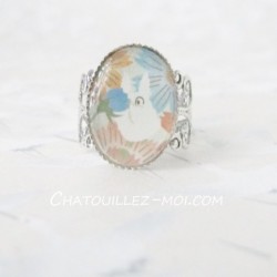 Bague Totoro blanc