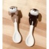 Cuillère Loutre Foncé en Céramique – Adorable et Pratique