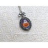 Collier cabochon fantôme et citrouille