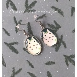 Boucles d'oreilles Totoro...