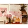 Shiba de Printemps en Porcelaine et Son Décor – Import Japon