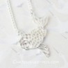 Collier Carpe Origami Argenté – Élégance et Symbolique Japonaise